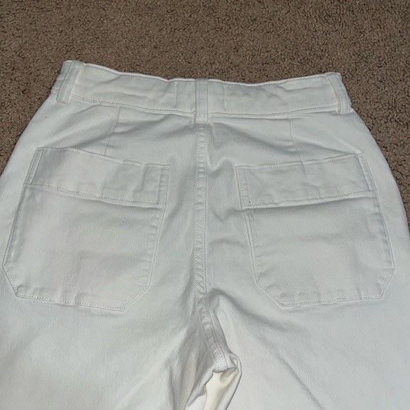 Everlane The Organic Wide-Leg 2.0 Crop Pant Bone 6 - Picture 8 of 10